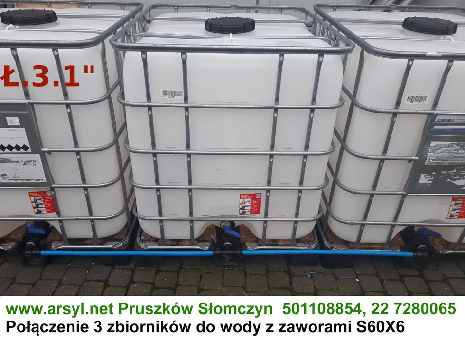Zbiornik 1000 l Mauzer 1000 l pojemnik IBC