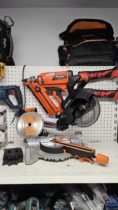 Ukośnica z posuwem Evolution R185SMS-Li EXT 185mm bez aku