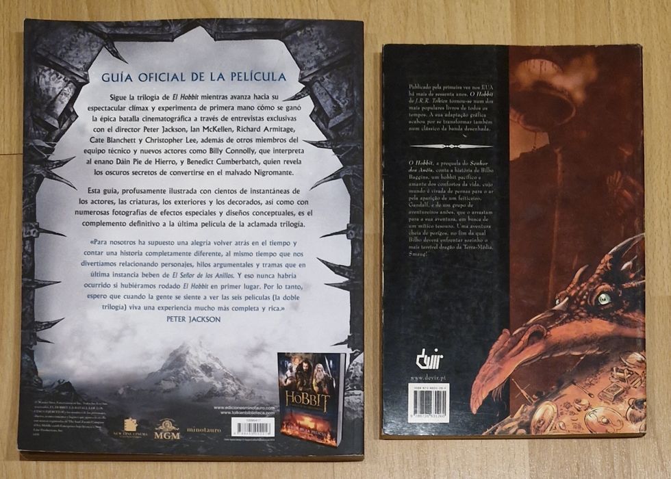 Livros Senhor dos Aneis- El Hobbit e Bilbo o Hobbit