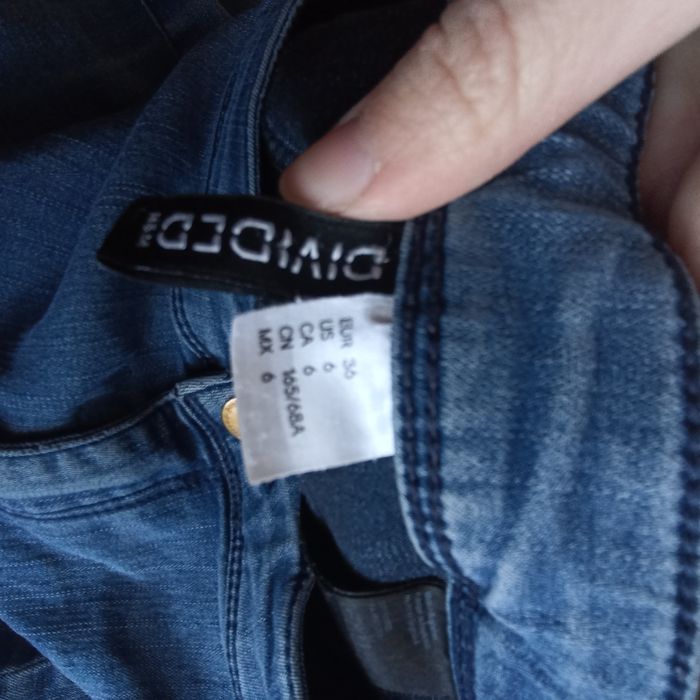 Jeansy z wysokim stanem h&m