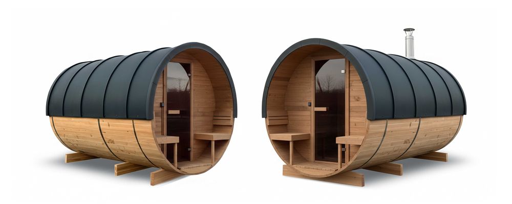 Sauna zewnętrzna beczka L 3 m | Bezpośrednio od producenta | Lubuskie