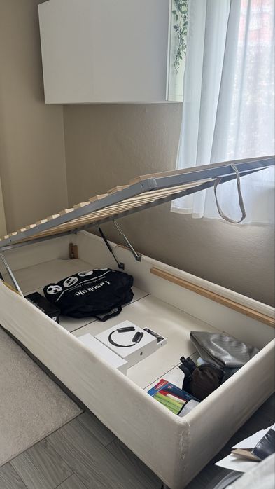 Cama solteiro sommier + Colchão