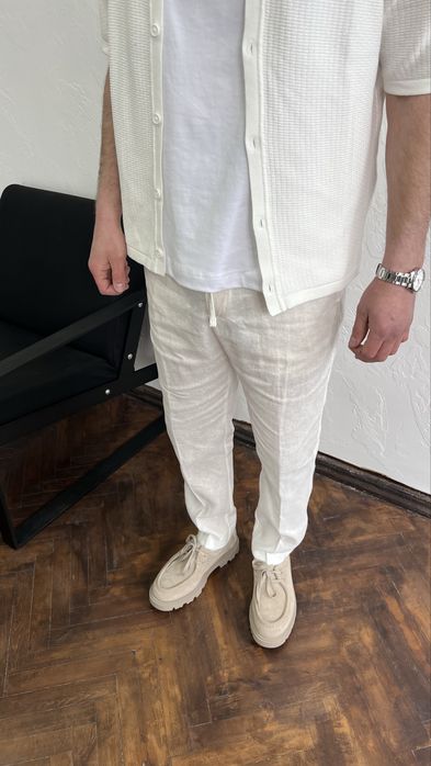 NEW ! Original ! Чоловічі Льняні штани ZARA