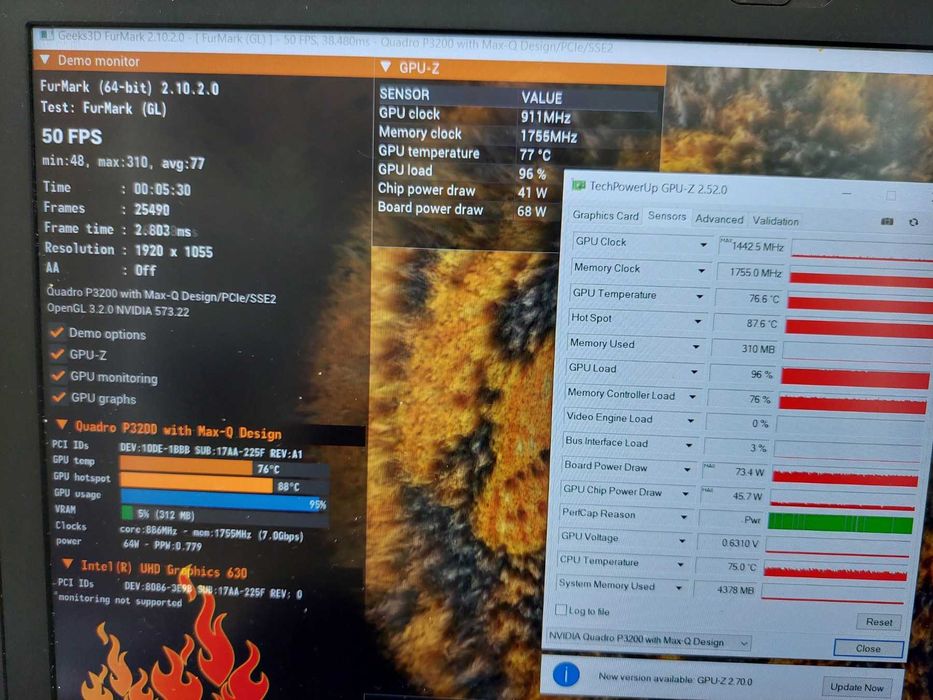 Ноутбук Lenovo P52 15.6"FHD IPS (i7-8850H/Quadro P3200=RTX 3050 (6 ГБ)/32Gb(2х16) DDR4/PCIe NVMe SSD 512 Gb