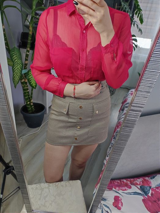 Koszula transparentna