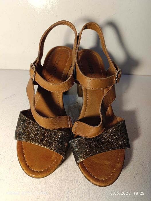 sandały skórzane Lasocki