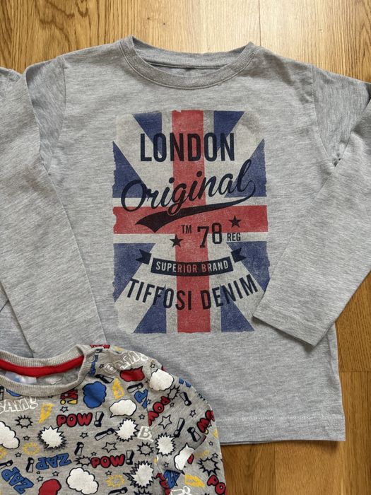 Bluzki długi rękaw r. 98/104 mix 5 szt peppa