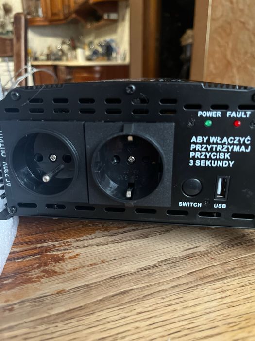 Інвертор чистий синус 12v-230v , 1500/3000w