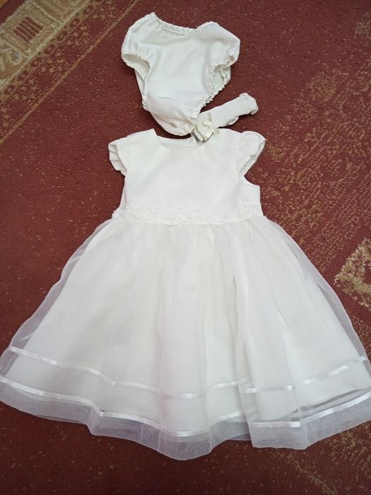 Ubrania na chrzest + buciki