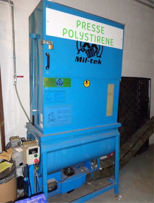 Mill-tek EPS 900 Zagęszczarka prasa do stropianu, kompaktor