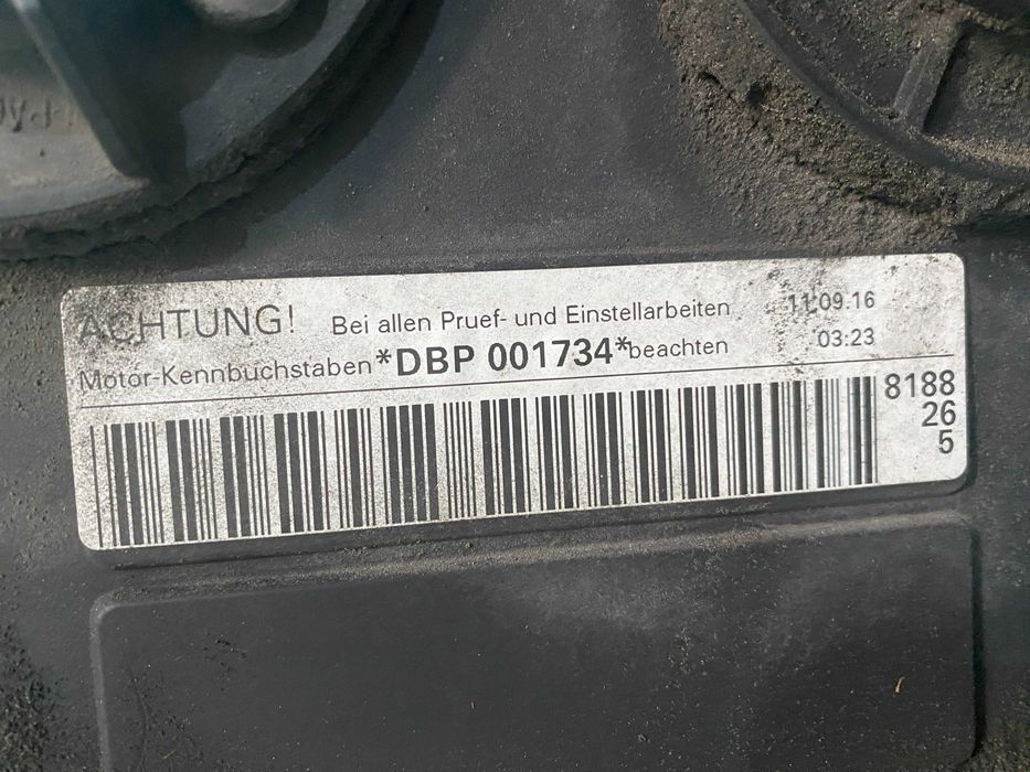 Двигатель 2.0 DBPA для Audi A4 B9