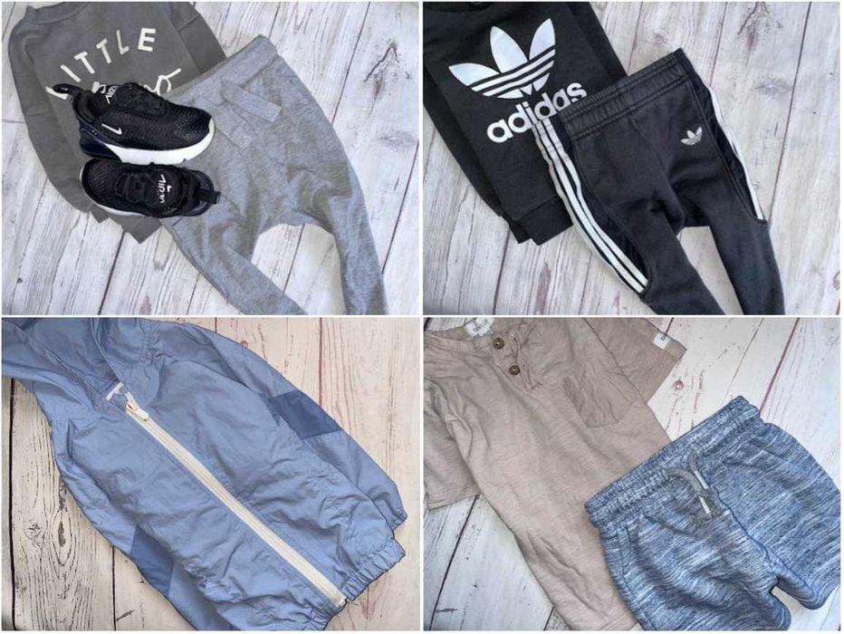 r.86-92 Mega paka 58szt zestaw ubranek dla Synka chłopca nike adidas