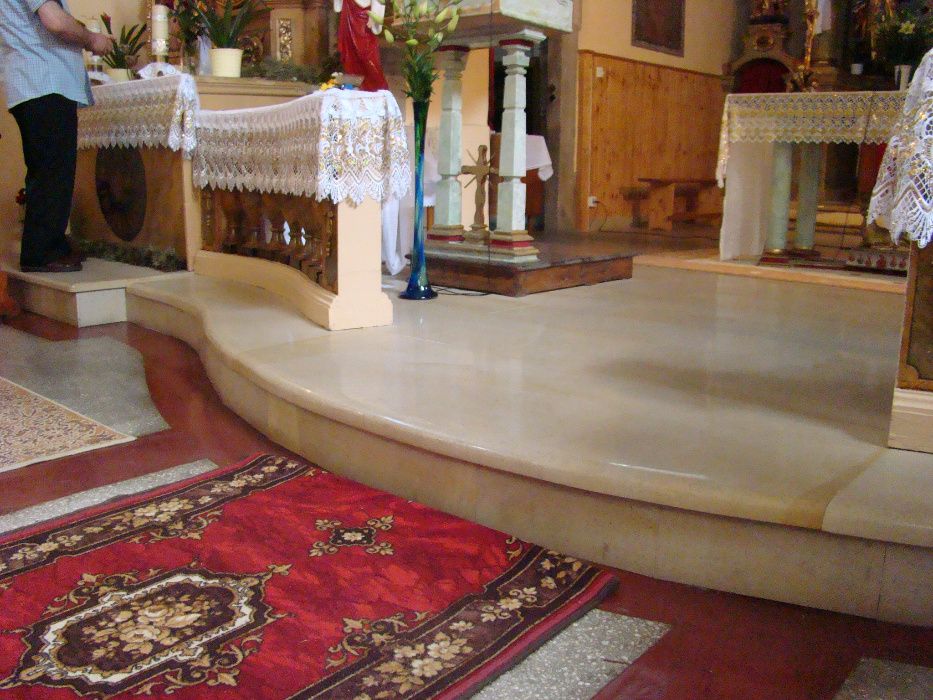 Schody kamienne z piaskowca - wewnętrzne i zewnętrzne, na wymiar