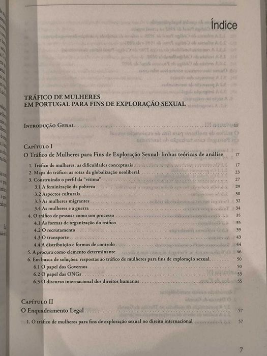 "Tráfico de mulheres em Portugal para fins de exploração sexual"