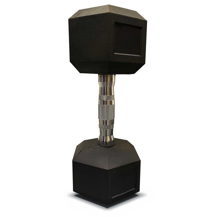 Hantel żeliwny hex 10KG do ćwiczeń gumowany żeliwo powlekane