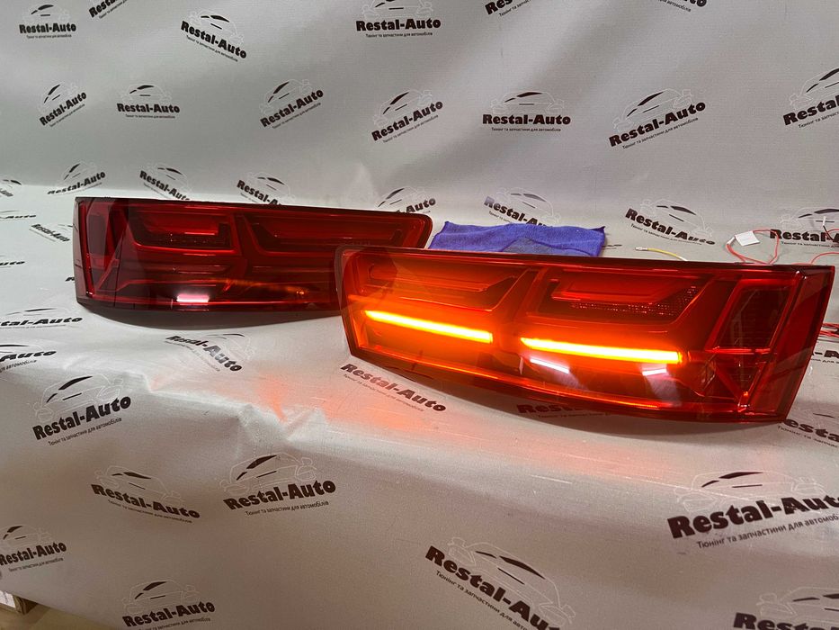 стопи audi q7 4m 15-20 года европа Фонари стопы ауди ку7 4м