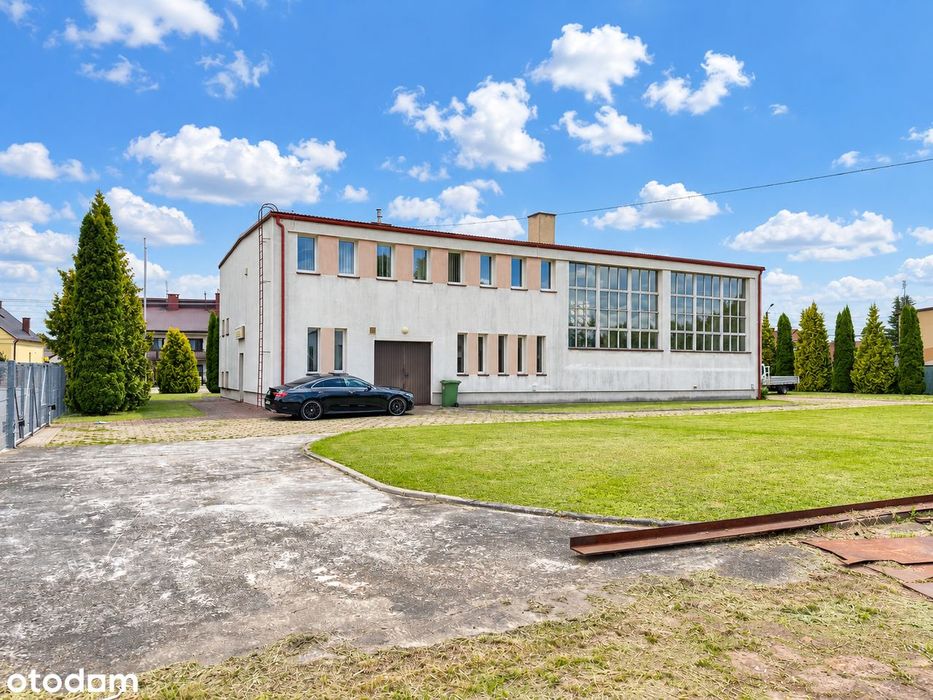 Zakład produkcyjny, hale, biura | działka 5 942 m² | budynki 673,70 m²