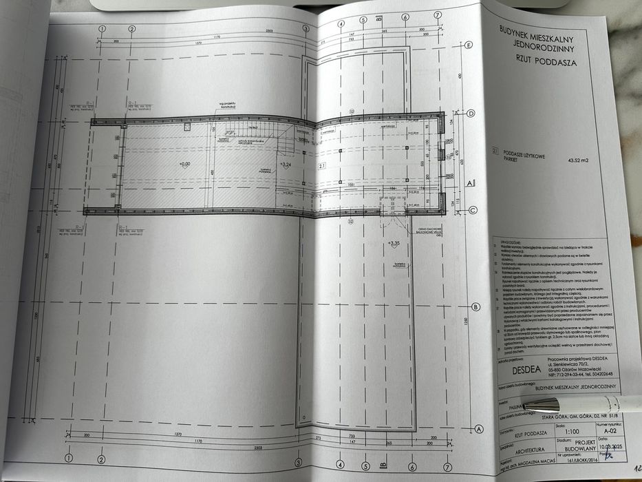 Indywidualny projekt domu jednorodzinnego, styl "Nowoczesnej Stodoły"