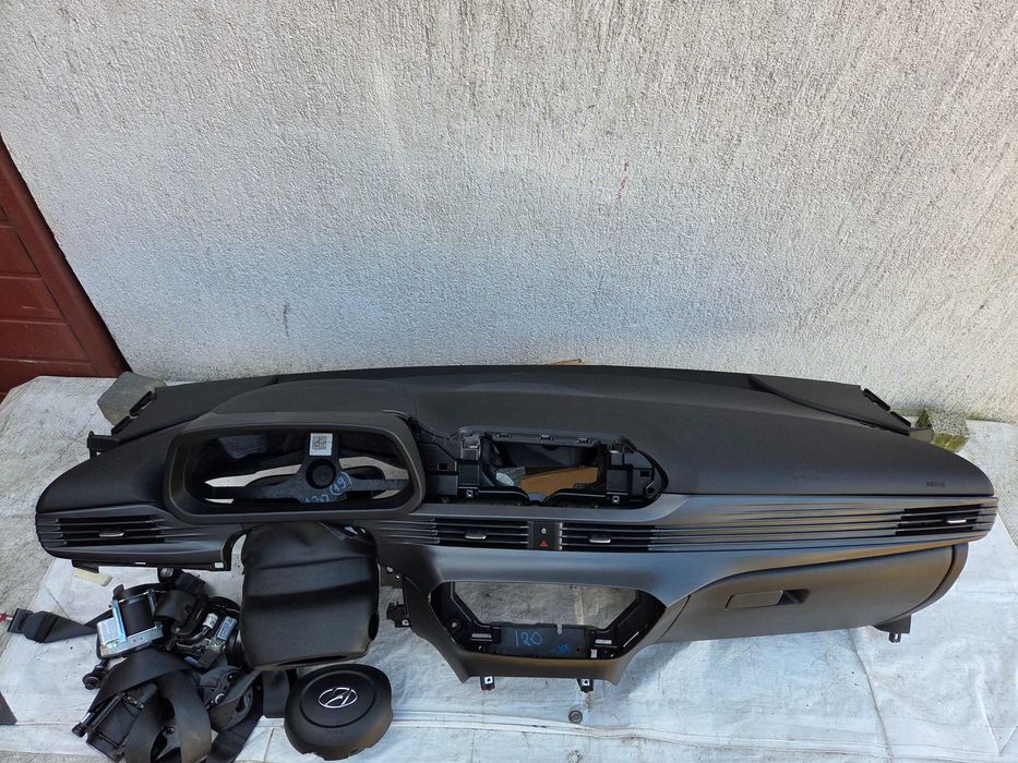 Deska Konsola Kokpit + Pasy + 2x airbag Hyundai i20 III 20-26 Oryginał