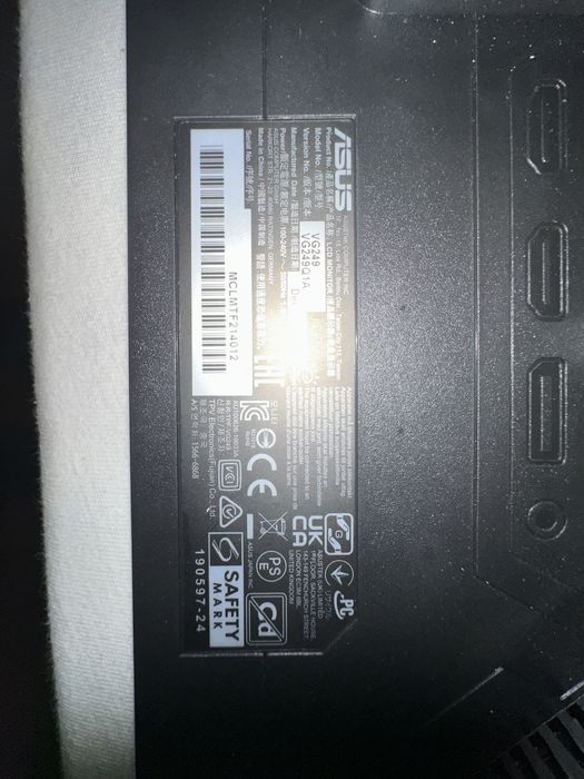 Monitor ASUS TUF VG249Q1A 24 165Hz IPS