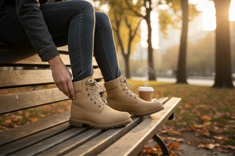 Trapery skorzane wodoodporne Timberland rozmiar 41,5