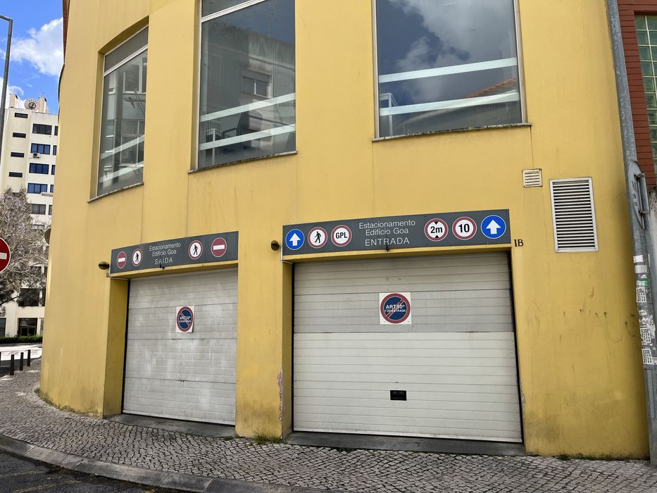 Lugar de estacionamento para moto