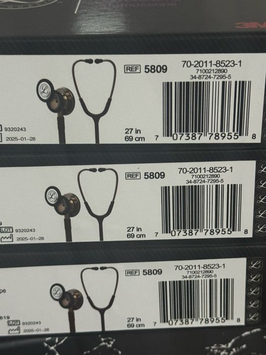 Стетоскоп 3М Littmann Classic III 69 см Оригінал Оригинал