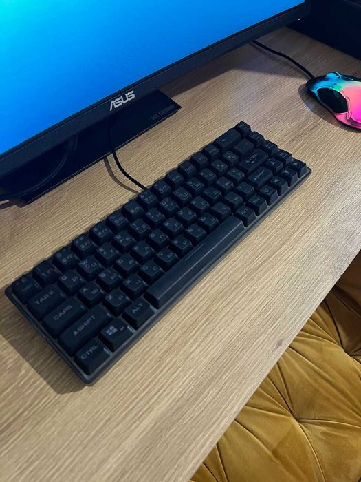 Клавіатура 2E GAMING KG345 Transparent Black