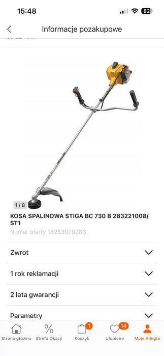 Kosa spalinowa stiga