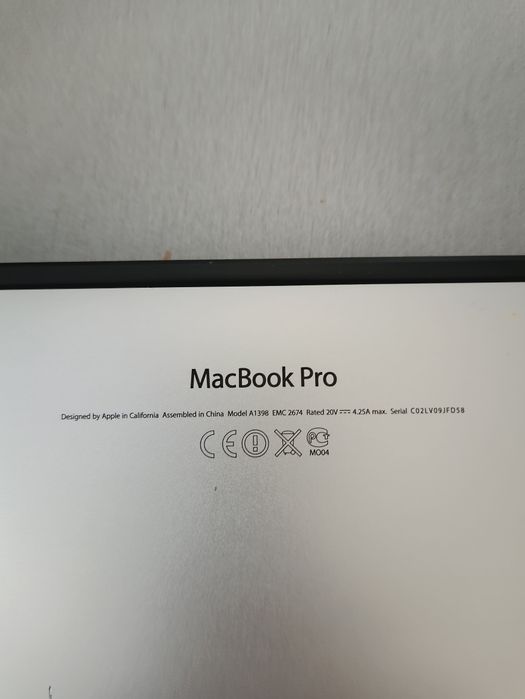 MacBook Pro (Intel-based). 2013