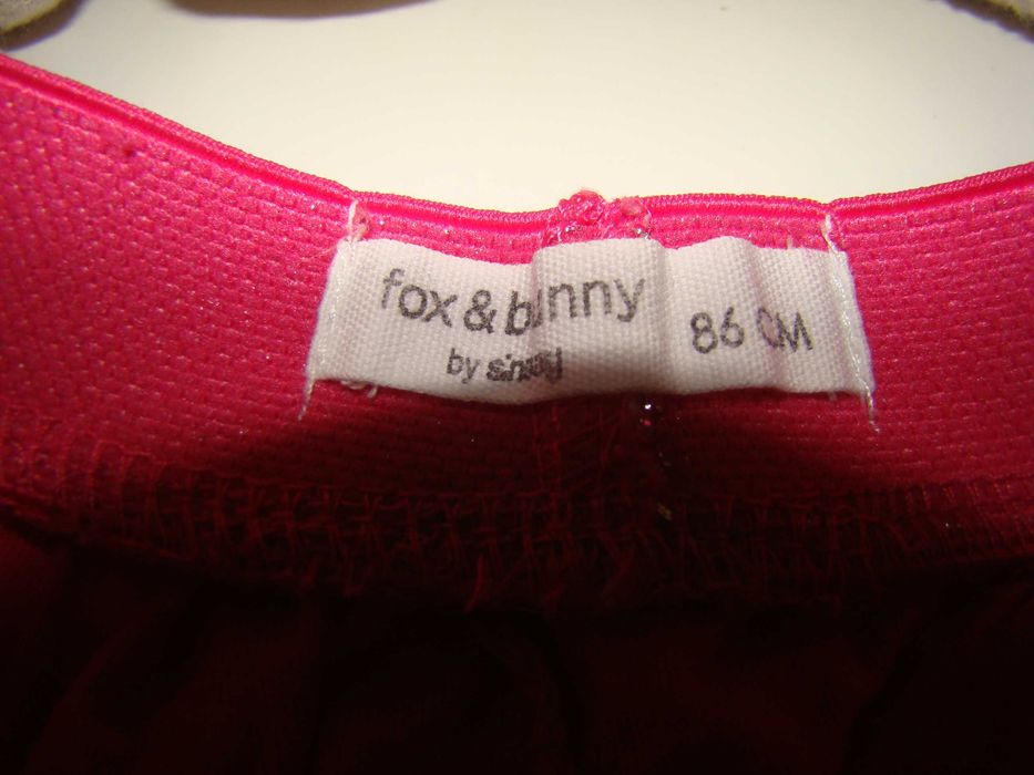 SINSAY fox&bunny spódniczka różowa tiulowa r. 86 cm 12-18m.