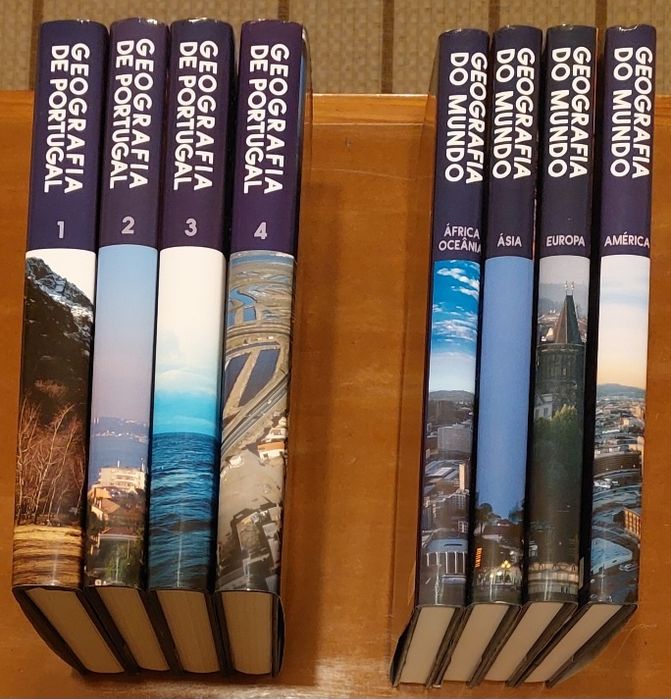 Coleção de livros sobre Geografia