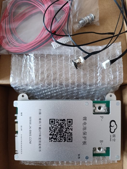 Jikong V19 BMS 100/200/300А дисплей 4.3 LCD клеммы