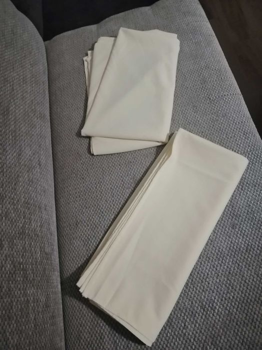Zasłony żółte na żabki - 2 sztuki
