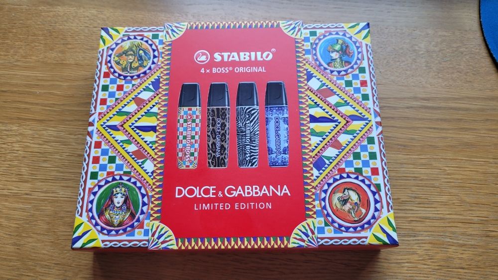 Stabilo Dolce&Gabbana, zakreślacze