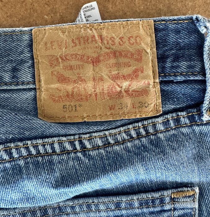 Calças Levi's 501 Azul-Marinho