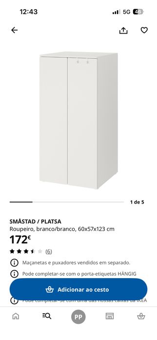Armario - guarda fatos criança - Ikea