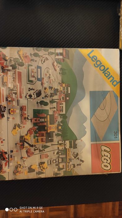 LEGO 301 placas / bases curvas SELADAS de 1978