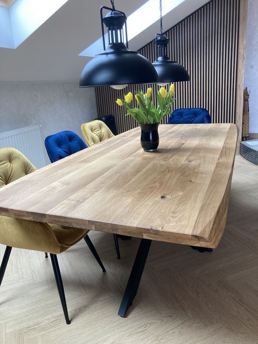 Stół dębowy 100x200 LOFT INDUSTRIAL