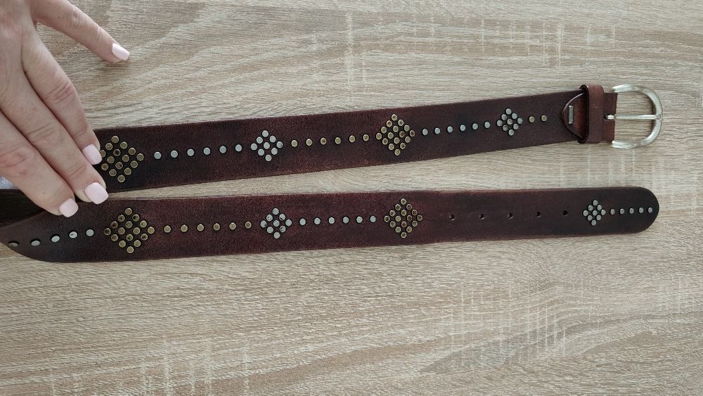 Pasek skórzany Depeche