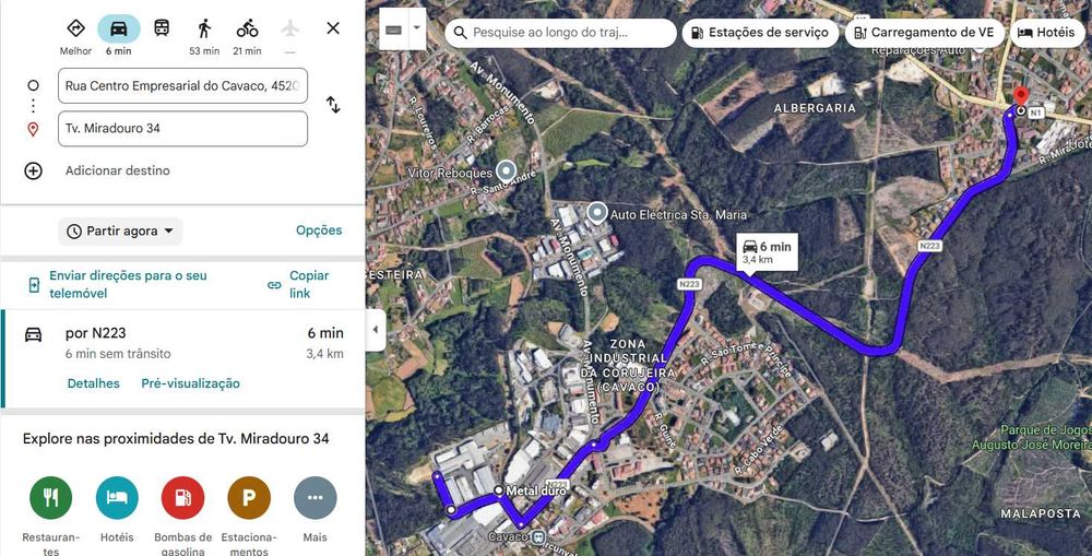 Terreno Industrial 7.000m² – Z.I. Cavaco (Feira) / Acesso A1 / A29