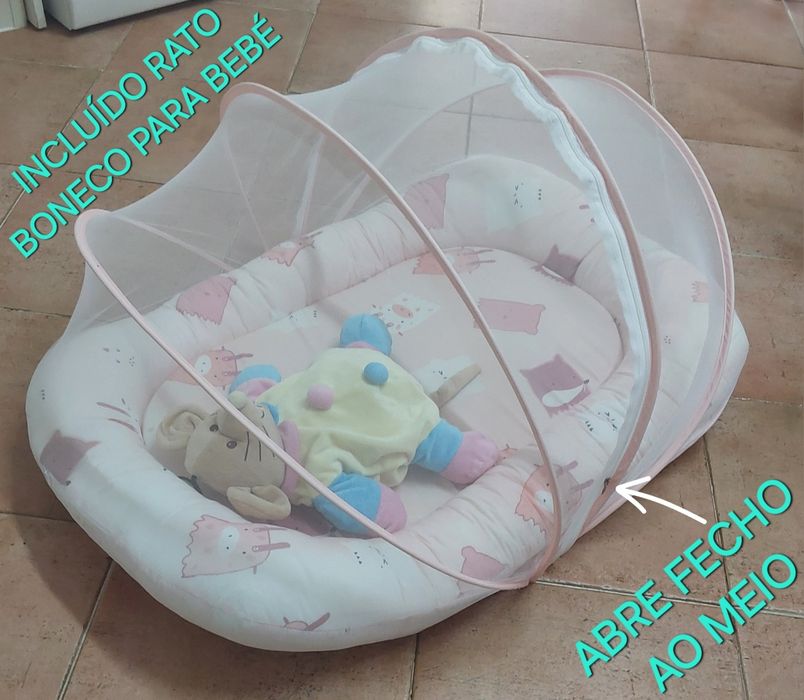 CAMA MOSQUITEIRA MAÇIA PARA BEBÉ. Casa,Quarto,Sala, Campismo, Praia, Viagem.