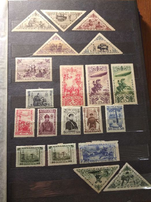 Почтовые марки Тува чистые