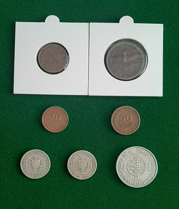 7 Moedas Portugal - Angola