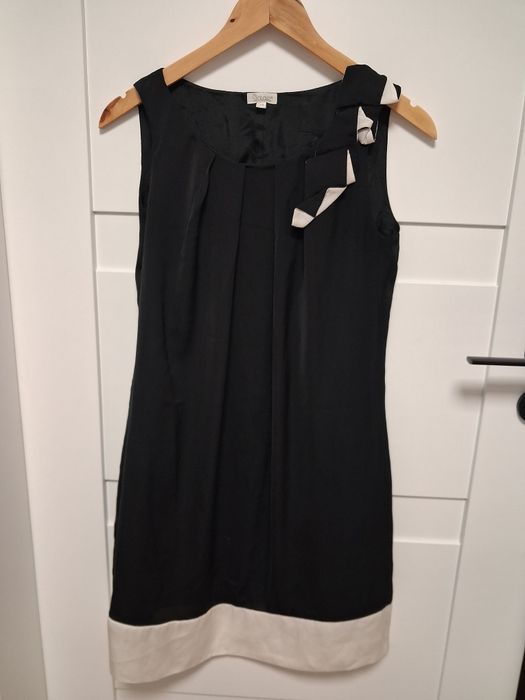 Solar czarna sukienka damska XS 100% acetat