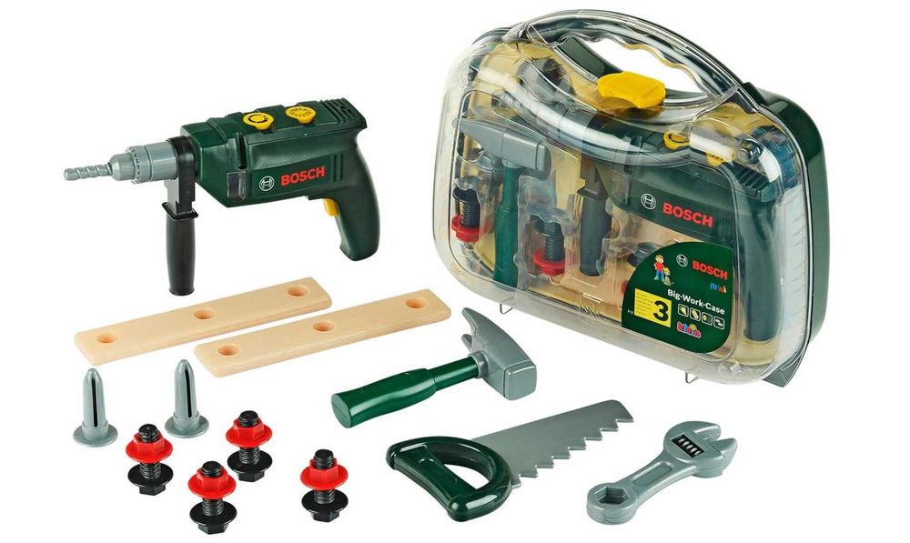 Дитячий ігровий набір інструментів Bosch Klein 8416 з дрилем в кейсі