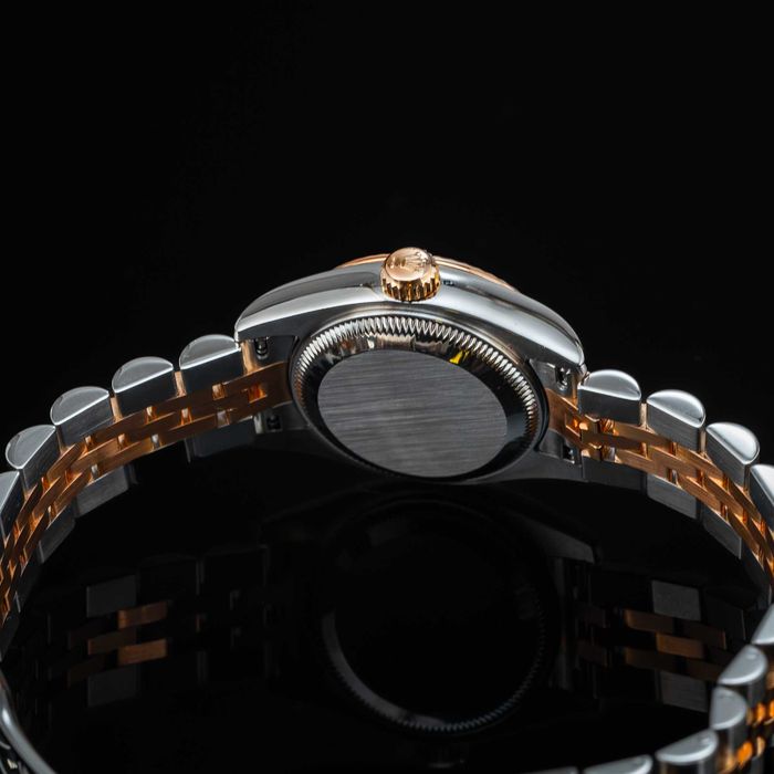 Zegarek Rolex Lady Datejust 26mm biała tarcza z diamentami, stal i Everose