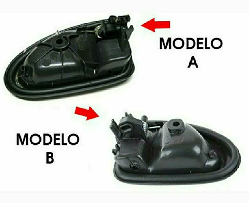 Puxador Renault pega manipulo porta interior Clio, Megane 1/2, Scenic