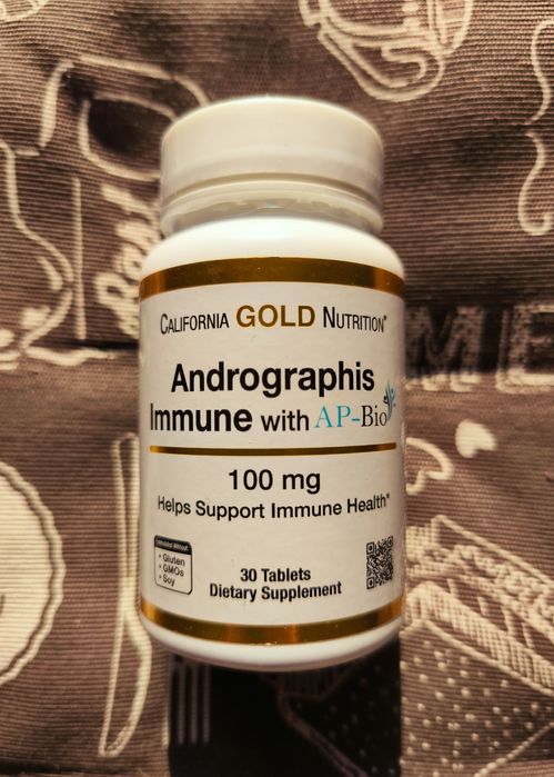 -30% California Gold екстракт андрографісу вітамін C цинк імунітет
