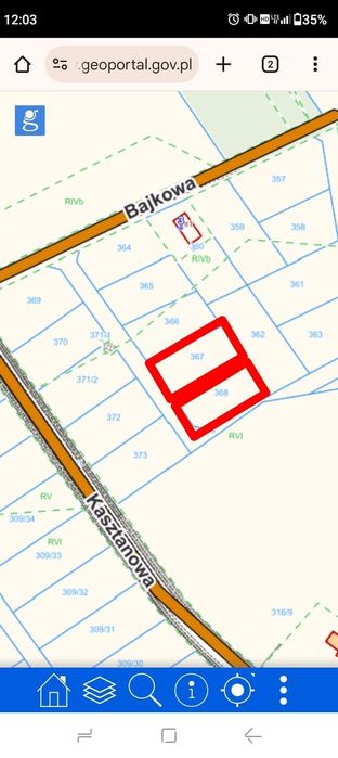 Sprzedam dwie działki budowlane z miejscowym planem zagospodarowania